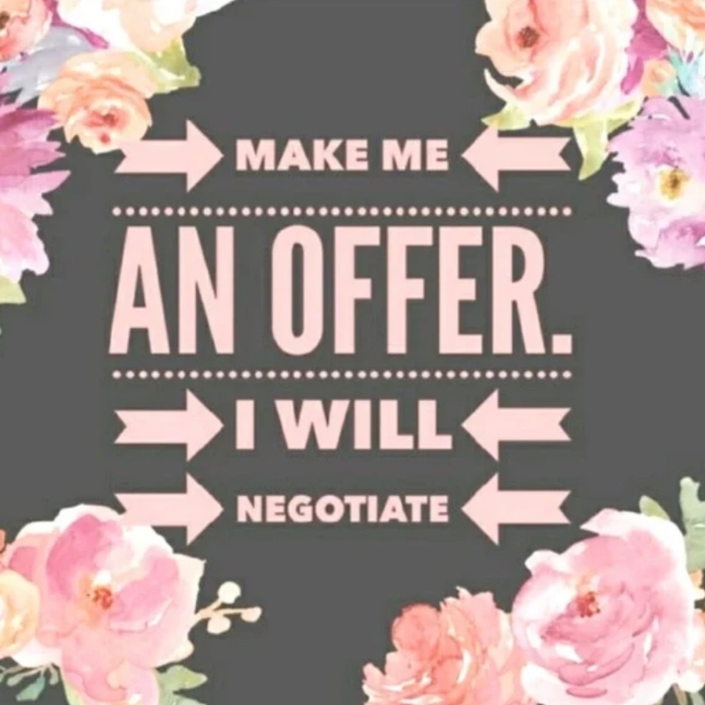 I am happy to consider an offer!